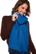 Cashmere & Seta cashmere donna scialli platine blu di prussia 204 cm x 92 cm